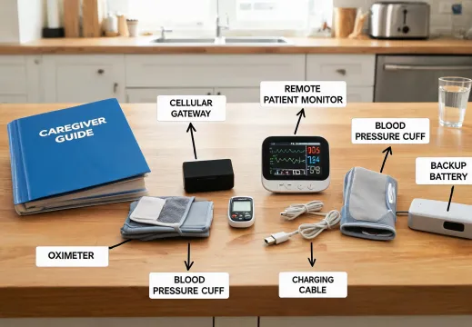 Home monitoring handoff kit