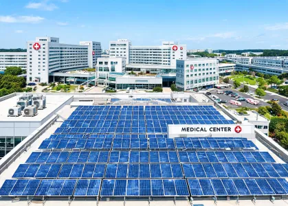 Hospital rooftop solar